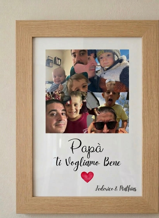 Cornice puzzle con dedica