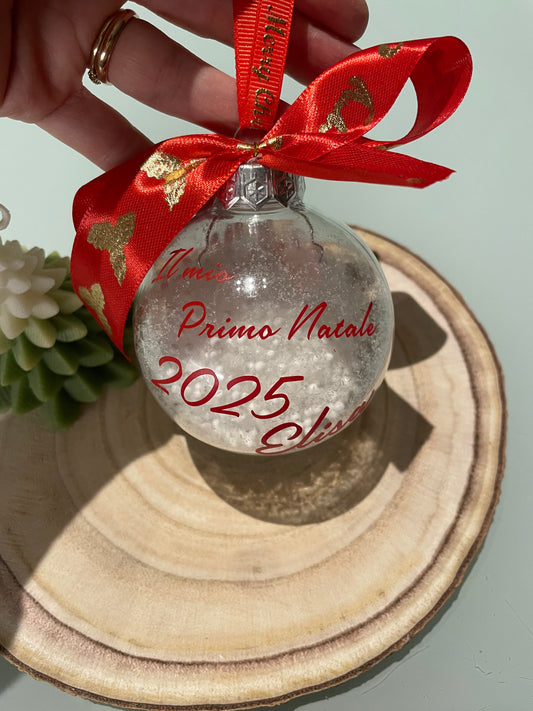 Pallina di Natale trasparente