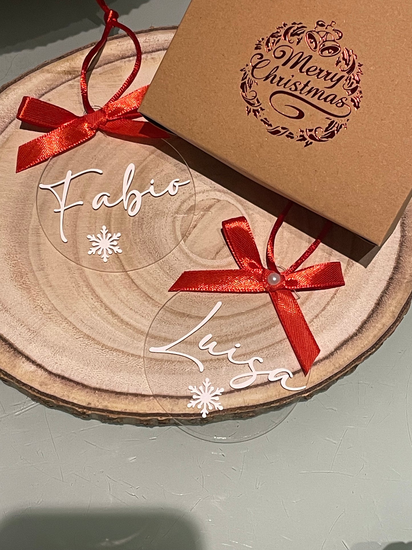Pallina piatta in plexiglas