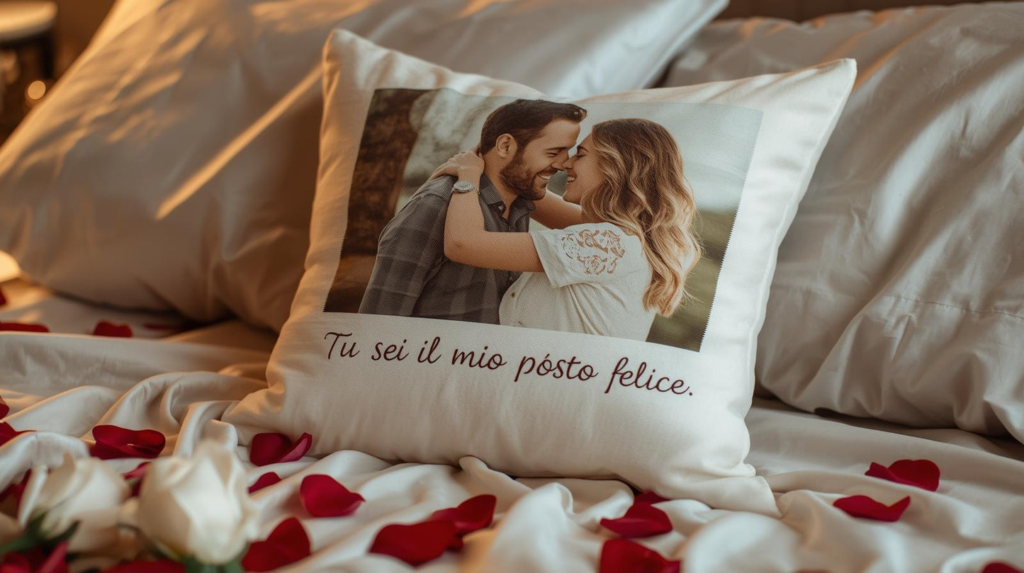 Cuscino con foto personalizzato