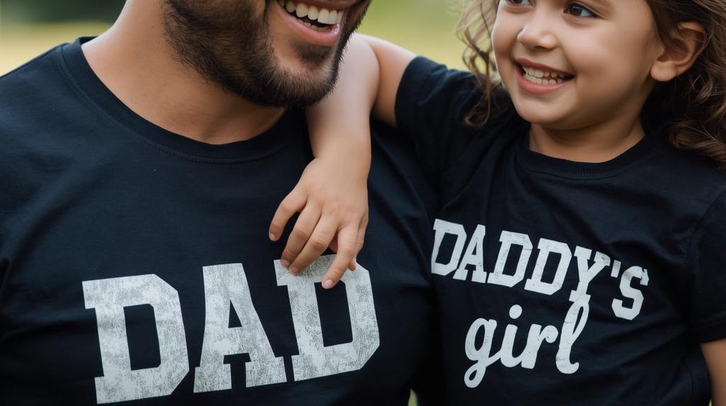 Coordinato t-shirt papà e figlia/o